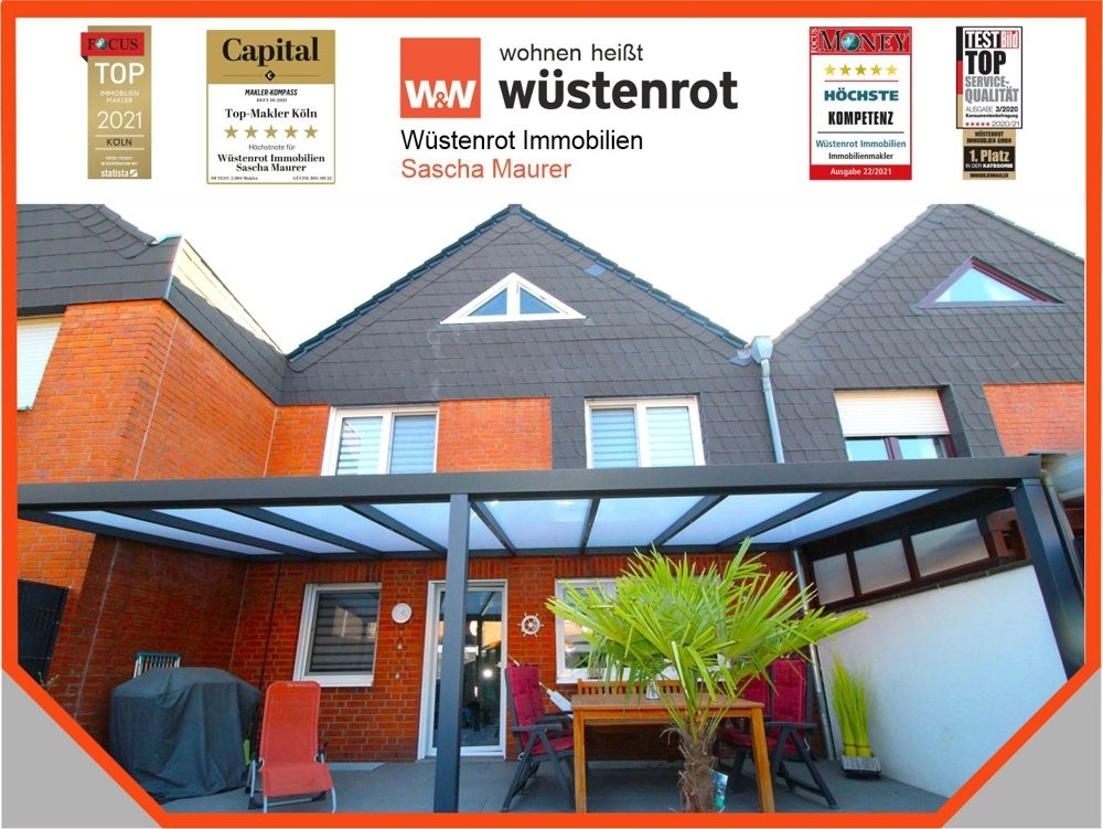 Immobilienangebot - Bedburg / Kaster - Alle - VERKAUFT: Liebevoll sanierte, top gepflegte Doppelhaushälfte mit Garage und Garten in beliebter Lage in Kaster
