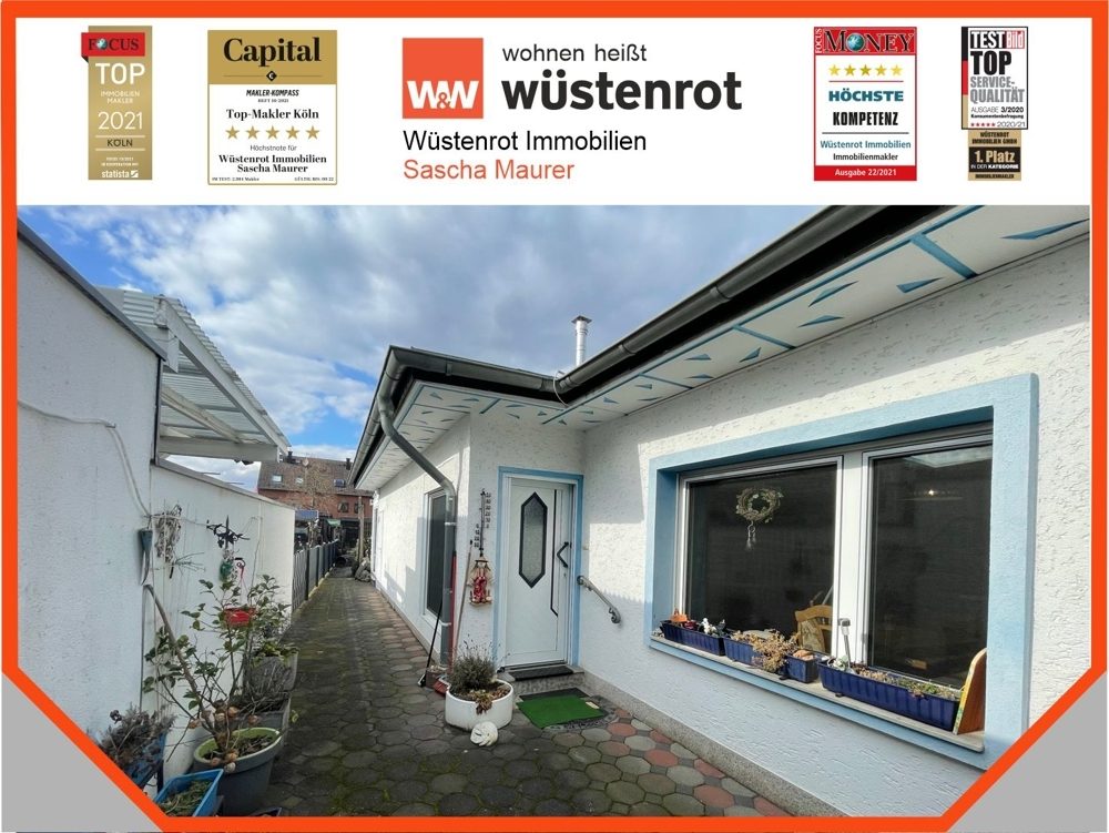 Immobilienangebot - Hürth / Gleuel - Alle - Verkauft: Mit 3D: Bungalow und weiteres Einfamilienhaus in Hürth-Gleuel
