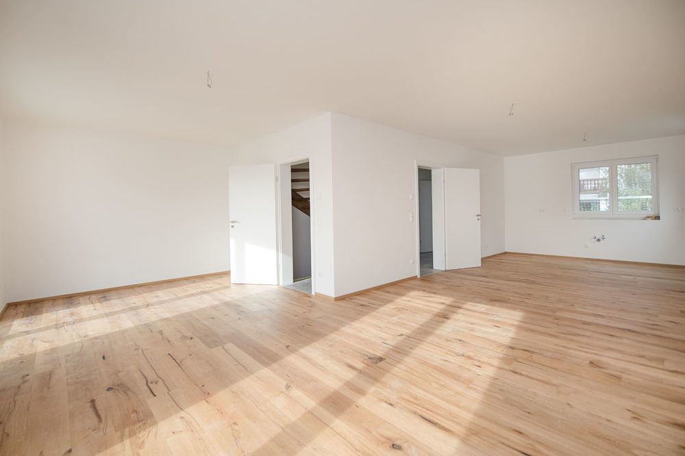 Immobilienangebot - Denklingen - Alle - Fast fertiggestellt: 
Moderne Neubau-DHH * Real geteilt * Wärmepumpe * Fußbodenheizung
