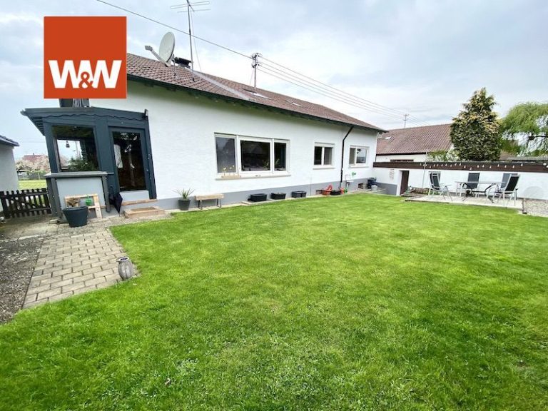 Immobilienangebot - Unlingen - Alle - Traumhaftes Einfamilienhaus mit großem Dachgeschoß, schönem Garten und großer Garage mit Werkstatt
