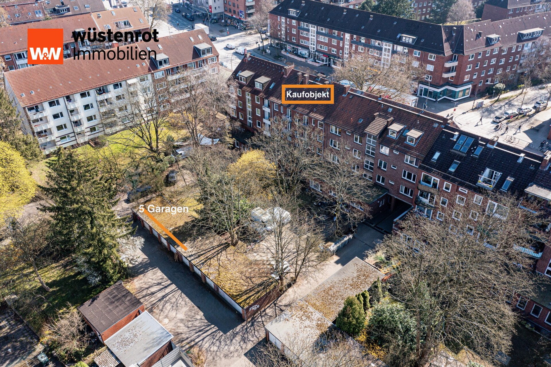 Immobilienangebot - Hamburg - Alle - Mit individuellem Sanierungsfahrplan - Mehrfamilienhaus zentral in Eilbek