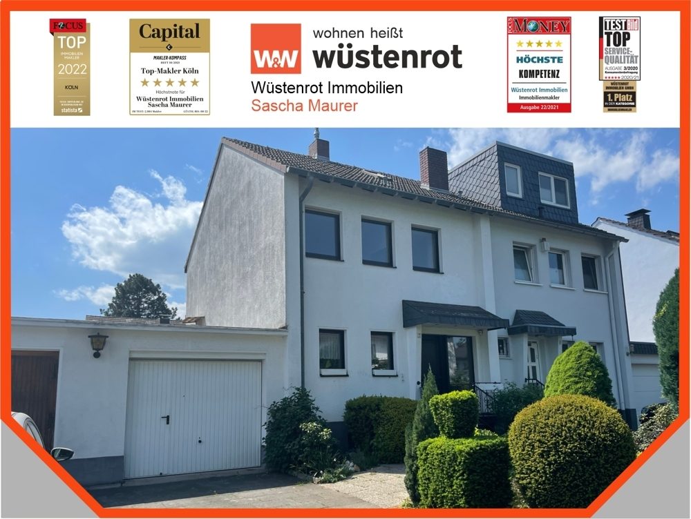 Immobilienangebot - Köln / Sürth - Alle - VERKAUFT: 3D: TOP-Lage: Doppelhaushälfte in Rheinnähe mit großer Terrasse!
