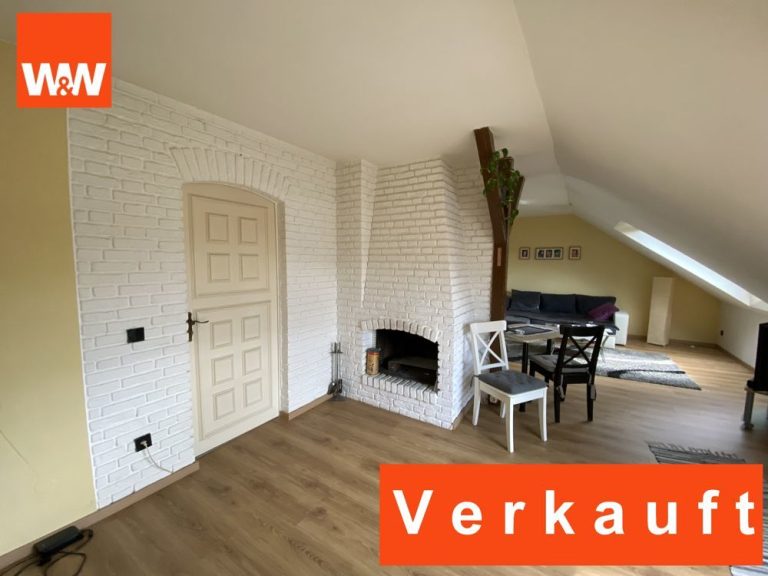 Immobilienangebot - Beckum - Alle - Gemütliche Wärme an kalten Tagen: Gepflegte Dachgeschosswohnung mit Kamin im Wohnzimmer!