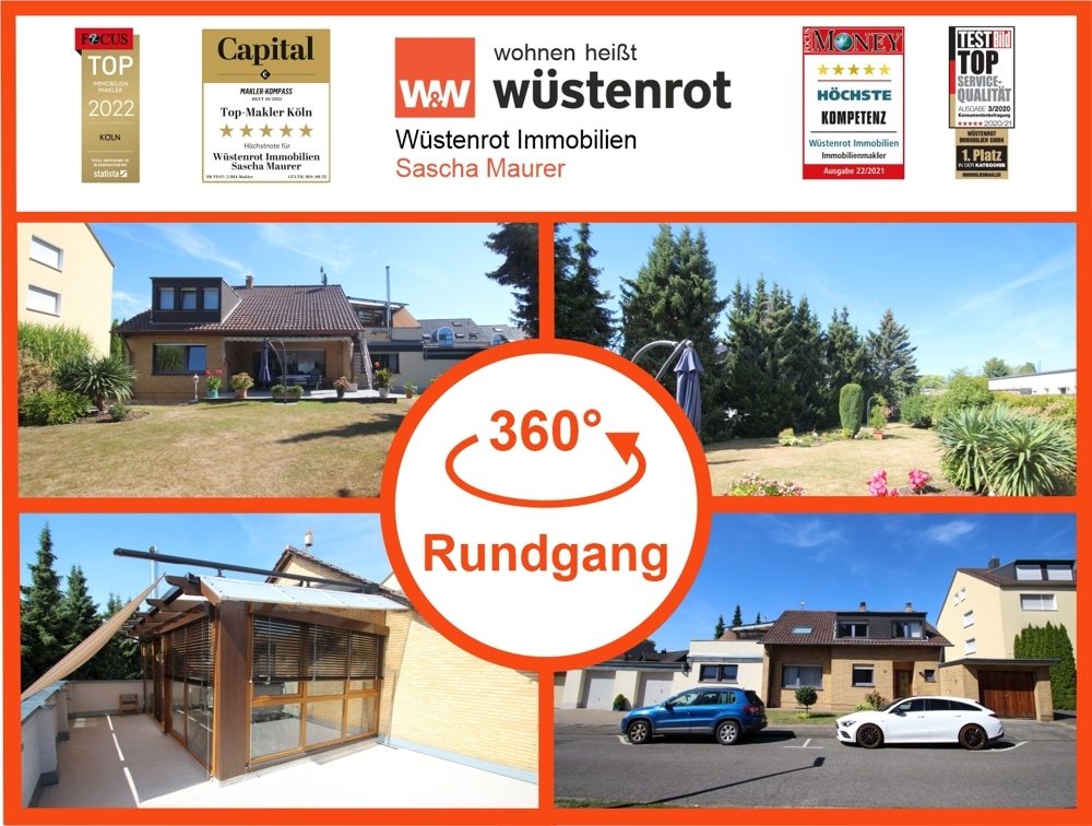 Immobilienangebot - Bergheim / Quadrath-Ichendorf - Alle - VERKAUFT: Mit 3D Besichtigung: Großzügiges Ein- oder Mehrgenerationenhaus mit tollem Grundstück und vielen Möglichkeiten