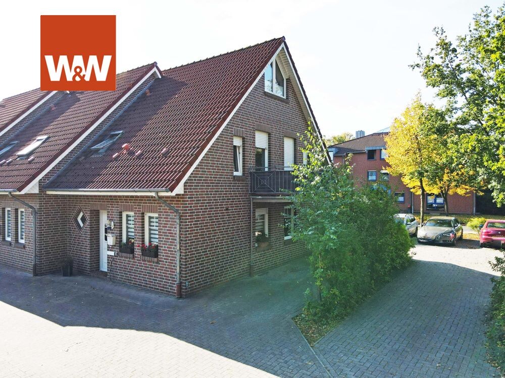 Immobilienangebot - Papenburg - Alle - Reihenendhaus zentrumnah und doch im Grünen.
ca.97 m² Wohnfläche, plus ca.14 m² Studio, plus Nutzfl.