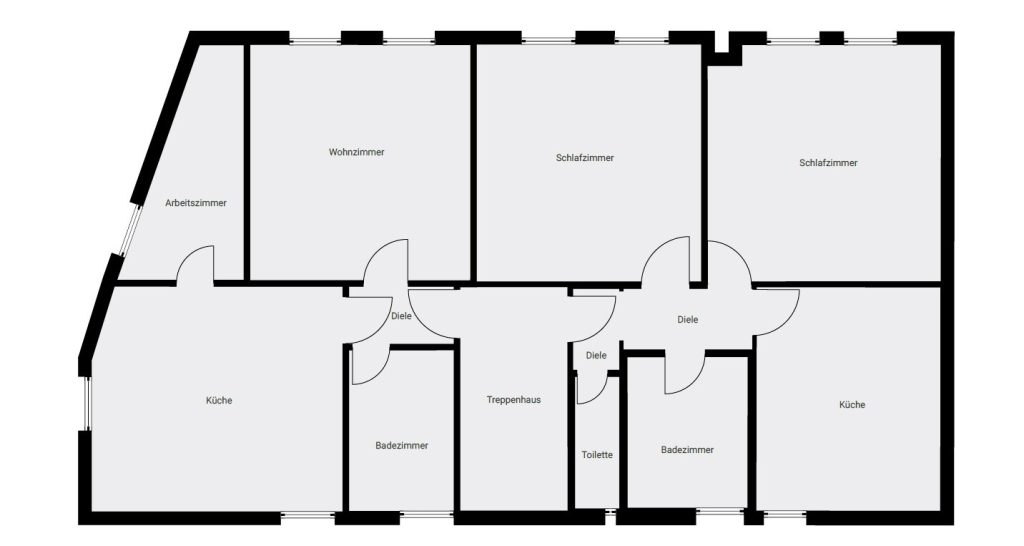 Immobilienangebot - Ansbach - Alle - Ensemble aus drei Wohnhäusern. Größtenteils bezugsfrei, im Sanierungsgebiet.