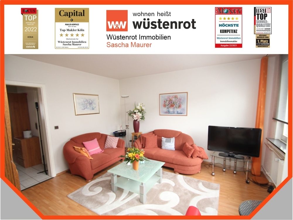 Immobilienangebot - Köln / Neustadt-Nord - Alle - VERKAUFT: Mit 3D: Als Kapitalanlage: Gut geschnittene vermietete Eigentumswohnung in Neustadt-Nord!