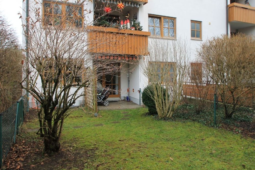 Immobilienangebot - Landsberg - Alle - Gepflegte, sonnige Erdgeschoss-Wohnung mit hübschem Westgarten
