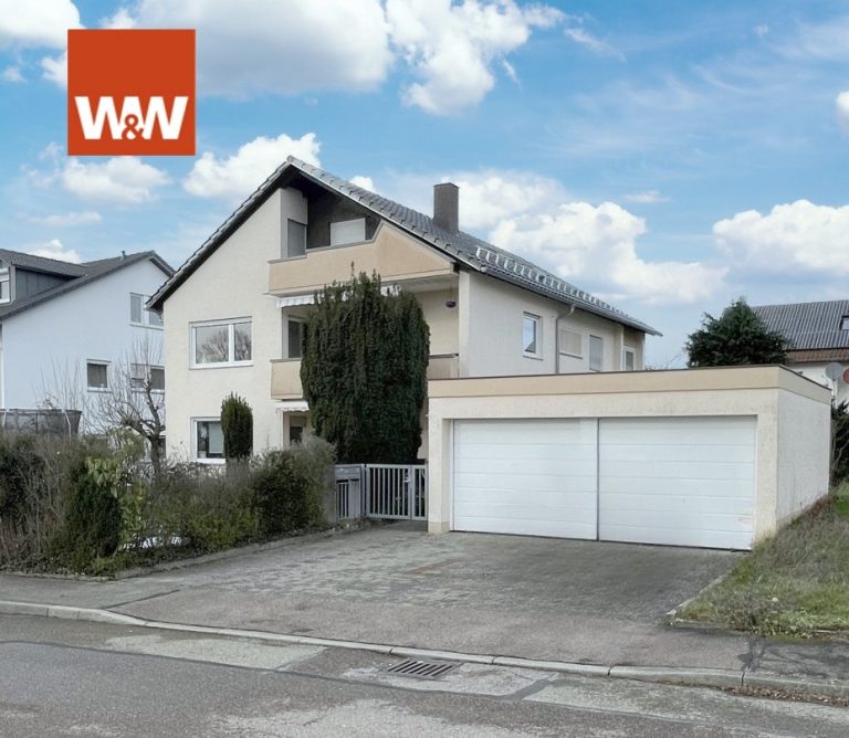 Immobilienangebot - Mutlangen - Alle - Attraktives Mehrfamilienhaus mit 3 Wohnungen in ruhiger Stadtrandlage von Mutlangen