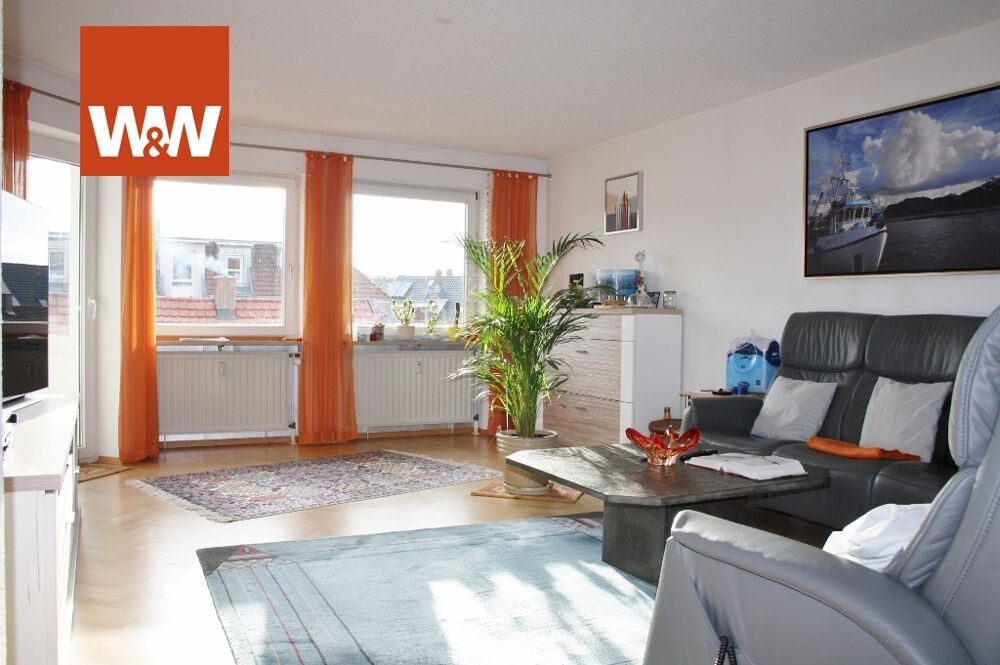Immobilienangebot - Radolfzell am Bodensee - Alle - Helle 4,5 - Zimmer - Wohnung mit Wintergarten und Balkon und Tiefgaragenstellplatz - Stadtmitte
