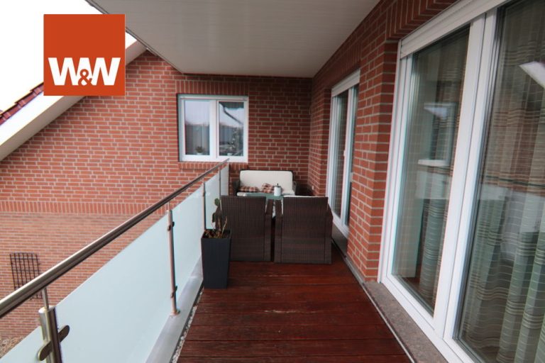 Immobilienangebot - Wardenburg - Alle - Provisionsfrei! Neuwertige und großzügige  Eigentumswohnung (KFW 70) mit Balkon, in einem Zweifamilienhaus, in Wardenburg zu verkaufen!