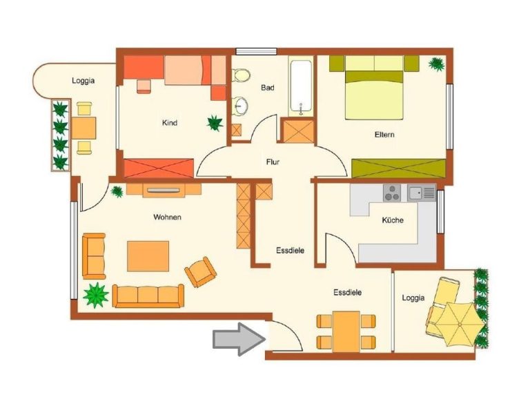 Immobilienangebot - Selm - Alle - Hübsche, großzügige 3-Zimmerwohnung mit zwei Balkonen in ruhiger Lage von Selm
