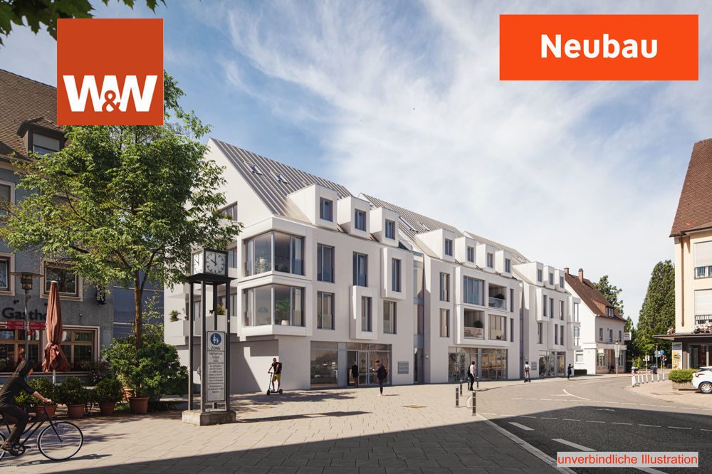 Immobilienangebot - Friedrichshafen - Alle - SEESEITEN - Moderne Neubau-Gewerbeeinheit im Wohn- und Geschäftshaus im Herzen von Friedrichshafen