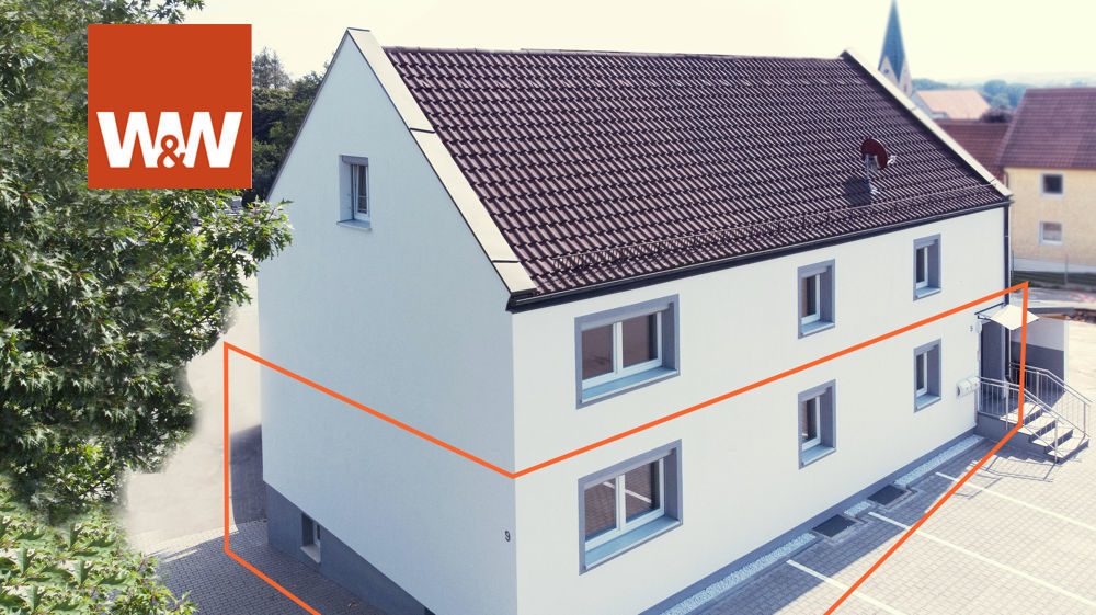 Immobilienangebot - Pfakofen - Alle - voll sanierte Eigentumswohnung mit Balkon und Garten i.Lkr. Regensburg im Bieterverfahren