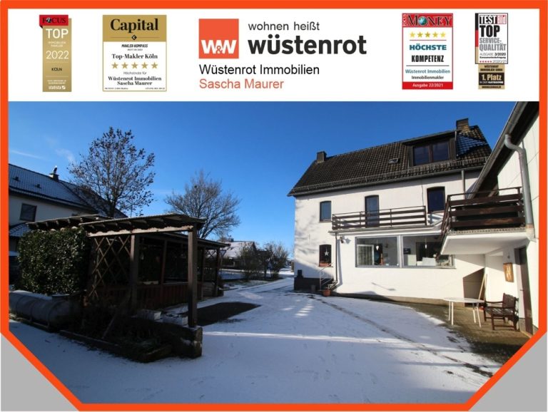 Immobilienangebot - Nettersheim / Marmagen - Alle - Mit 3D: Zwei Häuser mit vielen Möglichkeiten - Wohnen wo andere Urlaub machen.