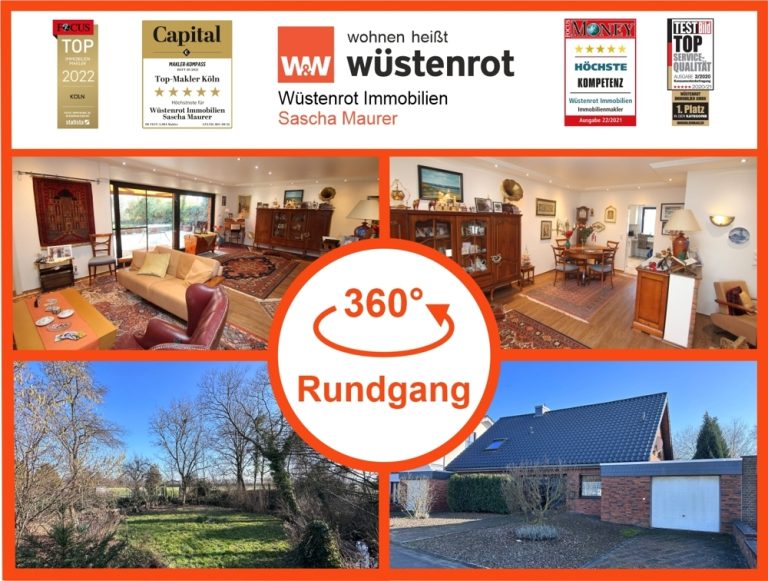 Immobilienangebot - Erftstadt / Gymnich - Alle - Mit 3D: Eine Wohngalerie zum Verlieben. 
Freistehendes Einfamilienhaus mit viel Platz und Charisma!