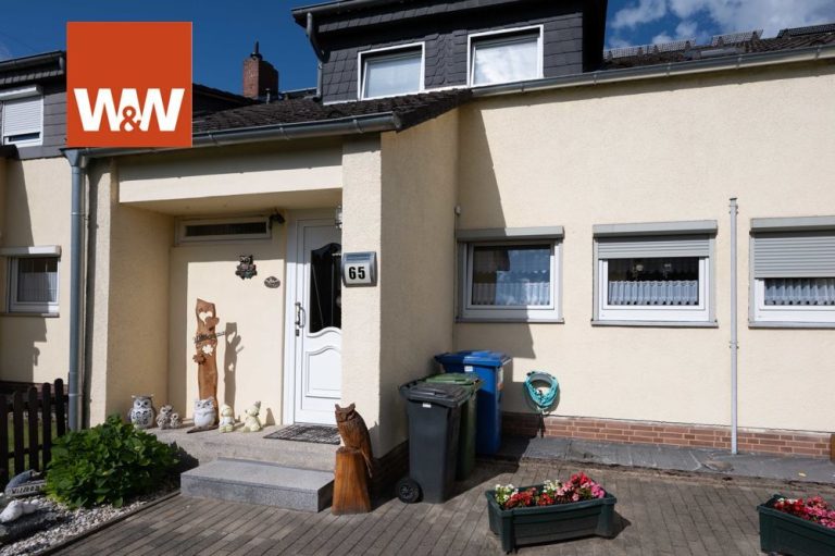 Immobilienangebot - Salzgitter / Gebhardshagen - Alle - Gepflegtes Reihenmittelhaus mit Grundstück für Garage