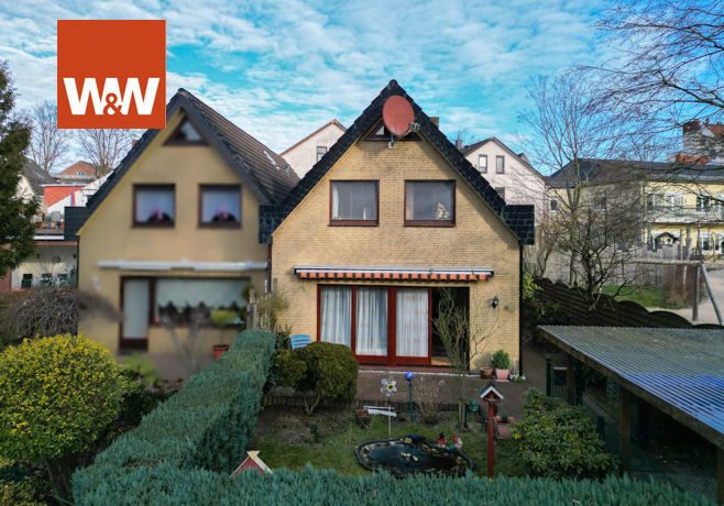 Immobilienangebot - Bremen / Blumenthal - Alle - Solide DHH mit Garage und Carport