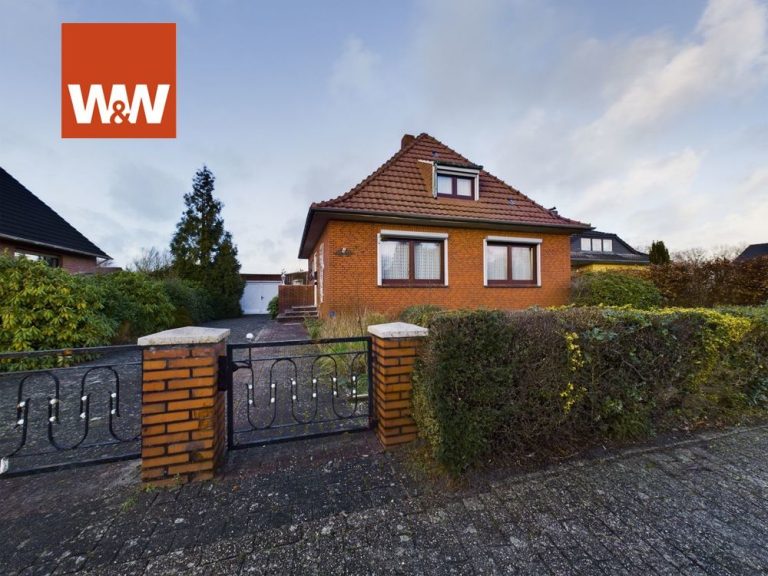 Immobilienangebot - Rhauderfehn / Westrhauderfehn - Alle - Charmantes Einfamilienhaus mit Garten, ca. 113,50 m² Wohnfl., 5 Zimmer, auf 906 m² Grundstück