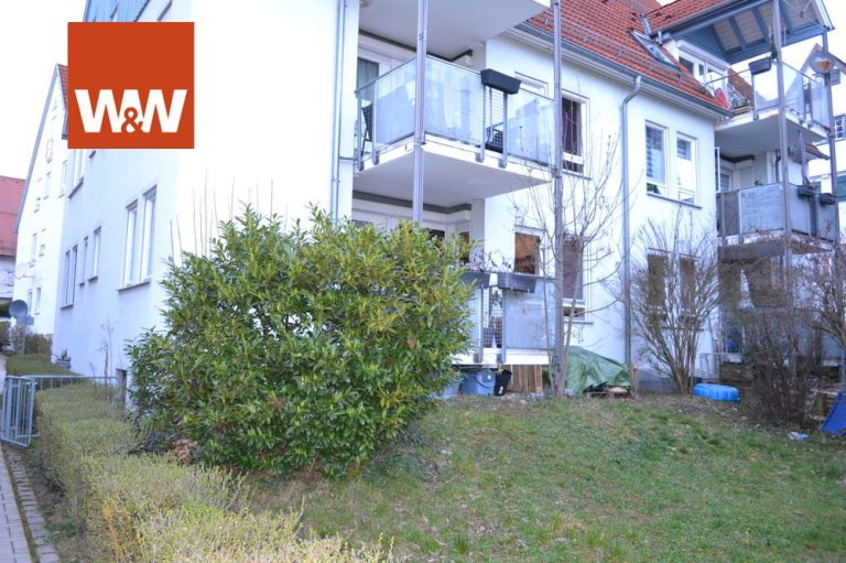 Immobilienangebot - Herrenberg - Alle - Erdgeschosswohnung mit Gartenanteil und 2 Tiefgaragenplätzen