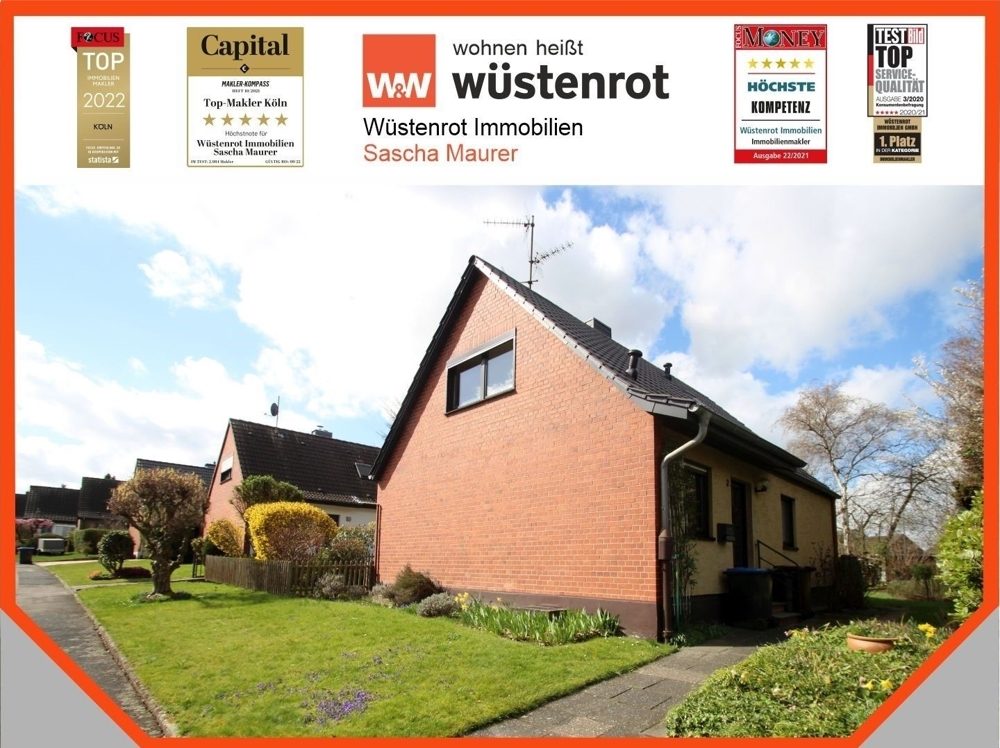 Immobilienangebot - Pulheim / Sinthern - Alle - Mit 3D: Freistehendes Einfamilienhaus mit großem Sonnengrundstück in schöner Wohngegend