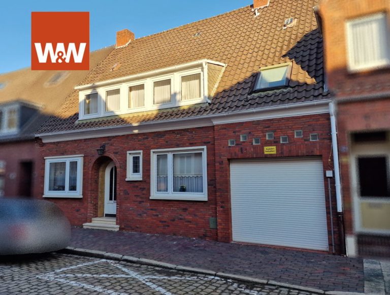 Immobilienangebot - Emden - Alle - Reihenhaus mit Garage im Stadtzentrum -Delftnähe-