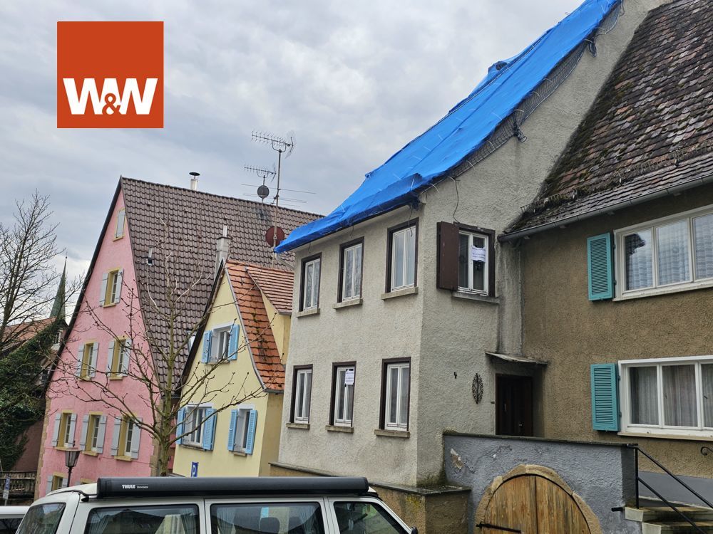 Immobilienangebot - Rottenburg am Neckar - Alle - Stadthaus in Toplage von Rottenburg a.N.- City, will aus dem Dornröschenschlaf wachgeküsst werden.