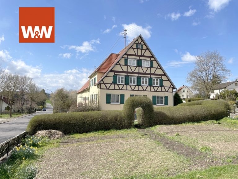 Immobilienangebot - Kreßberg - Alle - Ihr Traum vom eigenen Hof! Ehemaliger landwirtschaftlicher Hof mit Nebengebäuden in Marktlustenau
