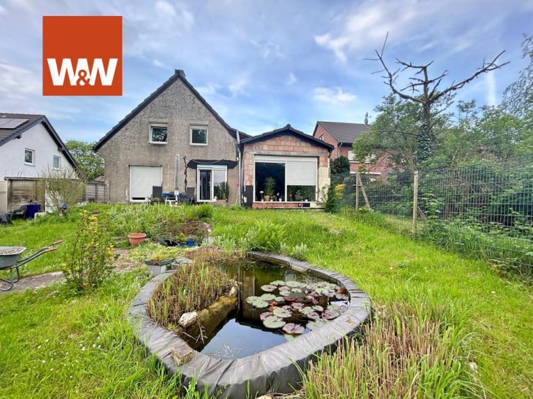 Immobilienangebot - Moers - Alle - Freistehendes 2 Familienhaus für Naturverbundene mit großem Grundstück
