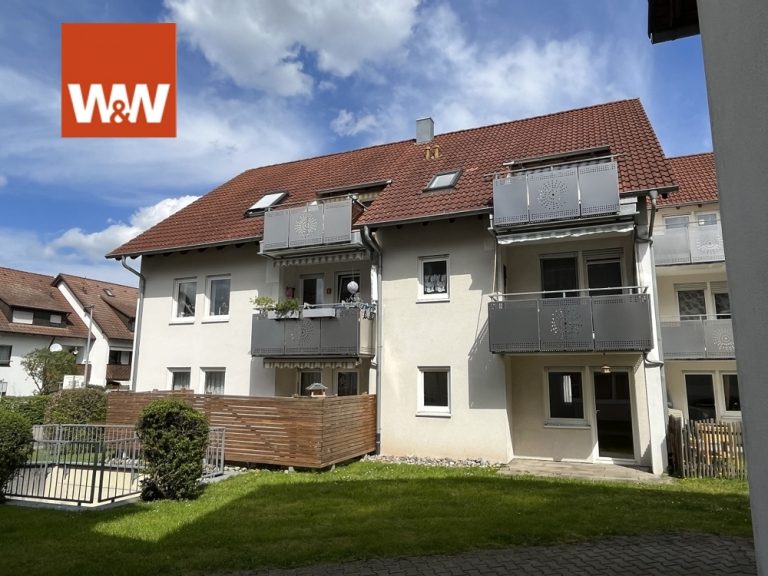 Immobilienangebot - Gaildorf - Alle - 3-Zimmer-Erdgeschoss-Wohnung mit Terrasse und Garage -sofort beziehbar-