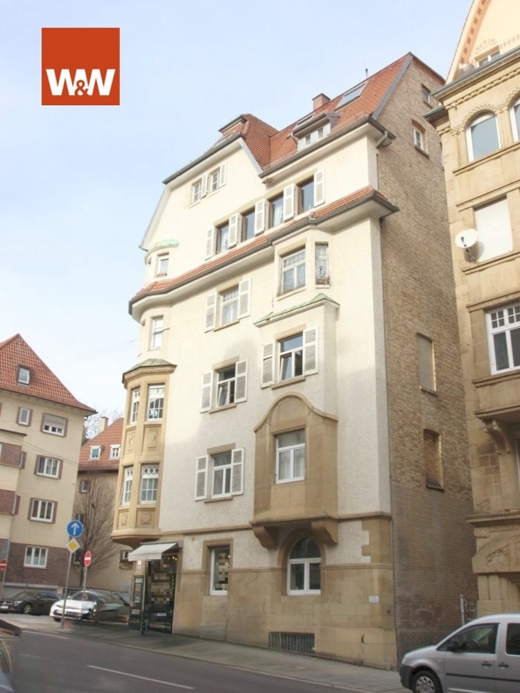 Immobilienangebot - Stuttgart - Alle - Jugendstil: Denkmalgeschützte 3,5-Zimmer-Wohnung in absoluter Toplage des Stuttgarter Westens-Rotbühl
