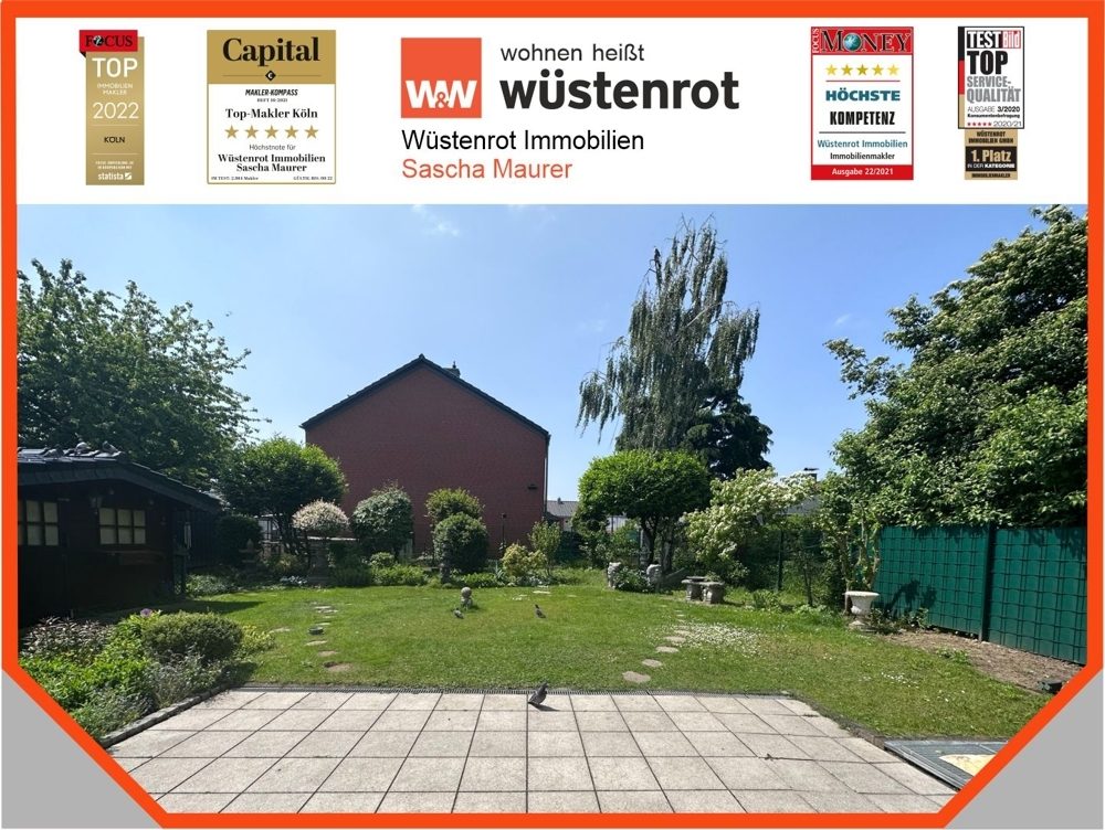 Immobilienangebot - Köln / Pesch - Alle - VERKAUFT: Mit 3D: Sehr gepflegtes Einfamilienhaus mit tollem Sonnengarten und vielen Extras.