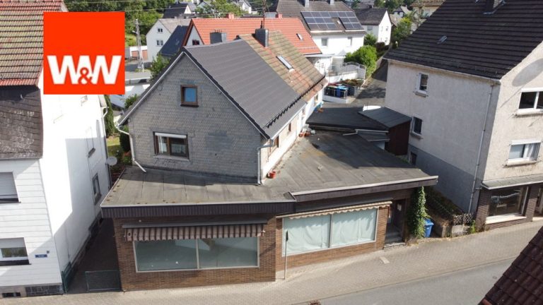 Immobilienangebot - Biedenkopf / Wallau (Lahn) - Alle - Wohnen und Gewerbe unter einem Dach!