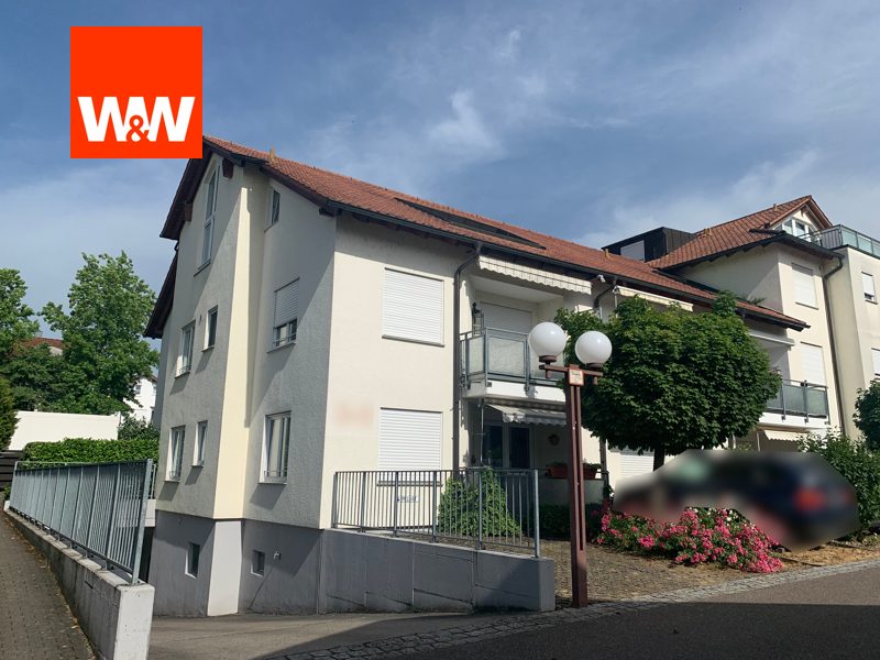 Immobilienangebot - Marbach am Neckar - Alle - Bezugsfrei in 6 Monaten: Helle 1-Zimmer-Erdgeschoss-Wohnung