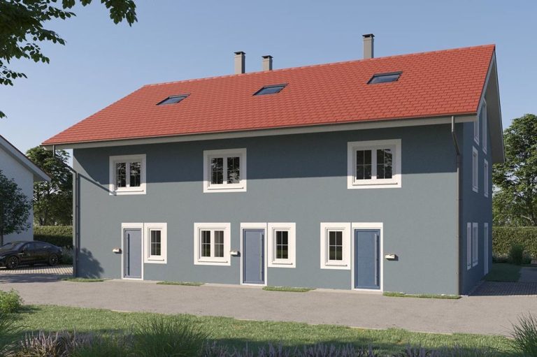 Immobilienangebot - Vilgertshofen-Issing - Alle - Hochwertiges Reihenhaus mit 2 Bädern, Top-Ausstattung, Wärmepumpe, Kamin, A+