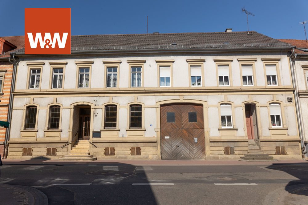 Immobilienangebot - Waibstadt - Alle - Wohn- und Geschäftshaus mit Scheune und viel Potenzial!