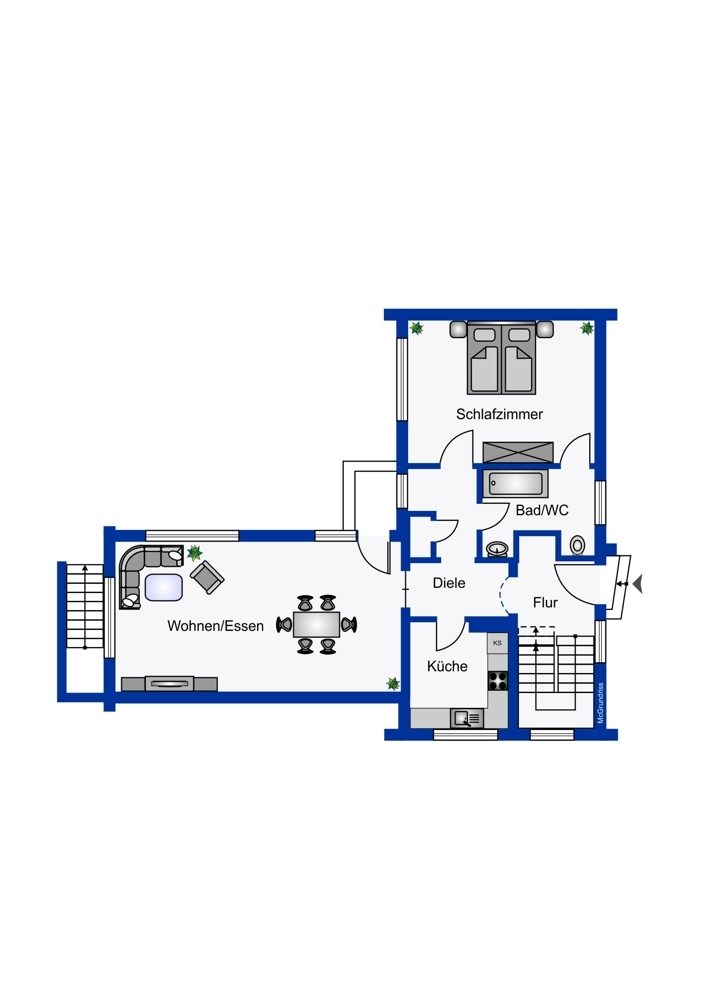 Immobilienangebot - Düren / Gürzenich - Alle - RESERVIERT: Sehr gepflegtes Einfamilienhaus mit Sonnengarten, Garage und Ausbaupotenzial in beliebter Wohnlage.