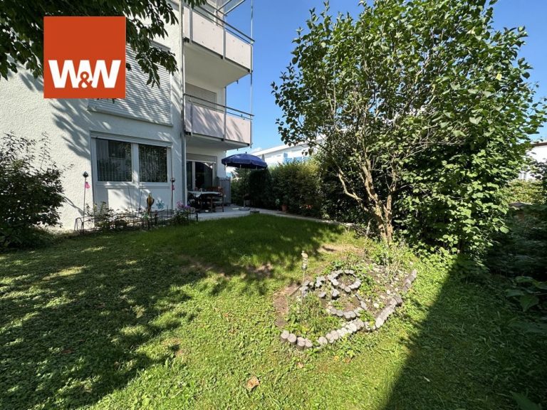 Immobilienangebot - Reutlingen - Alle - Vermietete Wohnung mit schönem Garten