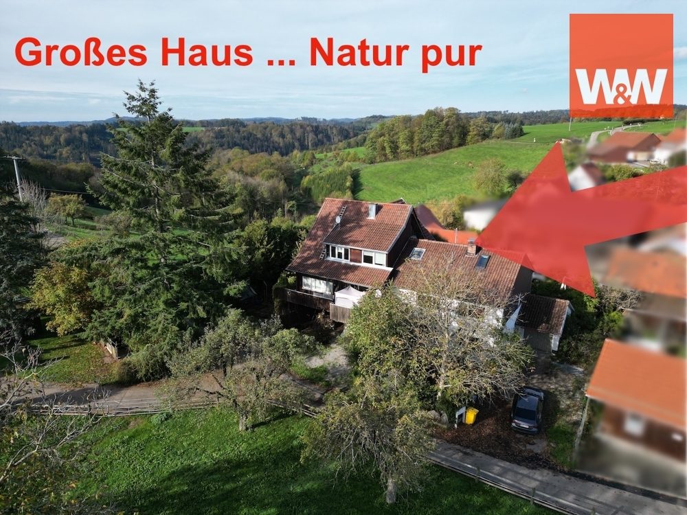 Immobilienangebot - Murrhardt - Alle - Achtung Schnäppchen! Großes Haus mit vielen Möglichkeiten umgeben von herrlicher Natur
