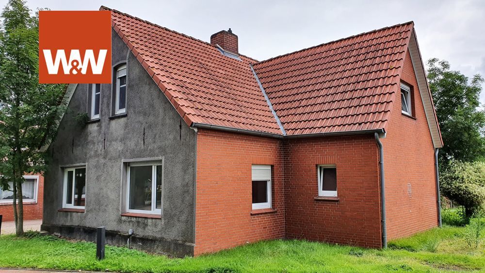 Immobilienangebot - Emden / Twixlum - Alle - Vermietetes Doppelhaus im Ortskern von Twixlum