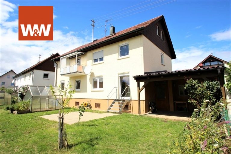 Immobilienangebot - Alfdorf - Alle - Vielseitig nutzbares Zweifamilienhaus mit Garten und Garage in Alfdorf