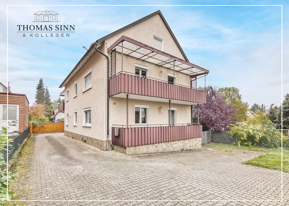 Immobilienangebot - Weinsberg - Alle - Schönes 2-Familienhaus mit großem Hofgrundstück - sofort frei !