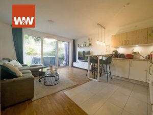 Immobilienangebot - Leonberg - Alle - Moderne und barrierefreie 2-Zi.-Whg. mit Gartenanteil in ruhiger und zentraler Lage zu verkaufen!