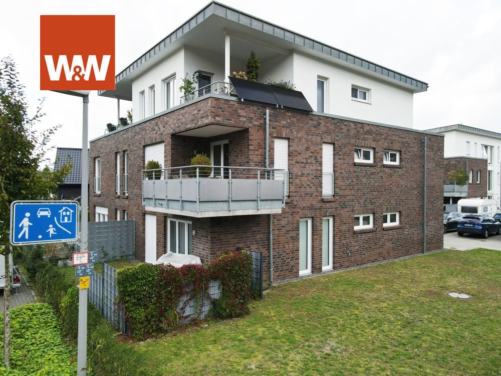 Immobilienangebot - Lingen - Alle - Sehr schöne Zweizimmerwohnung mit Einbauküche, Bad, Terrasse und kleinen Garten in Lingen-Darme.