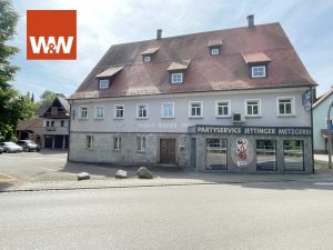 Immobilienangebot - Heuchlingen - Alle - Historisches Gebäude, mit Gaststätte, Festsaal, Metzgerei und weiteren Nebengebäuden zu verkaufen