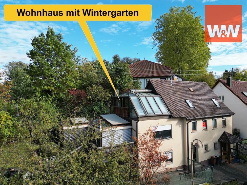 Immobilienangebot - Weissach im Tal - Alle - Schnäppchen! Haus mit großem Wintergarten und Nebenhaus (Schuppen)