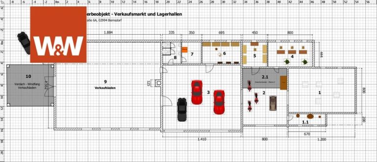 Immobilienangebot - Bernsdorf - Alle - Gewerbeobjekt als Top Kapitalanlage - guter Zustand - viele Nutzungsmöglichkeiten & optional teilbare Flächen