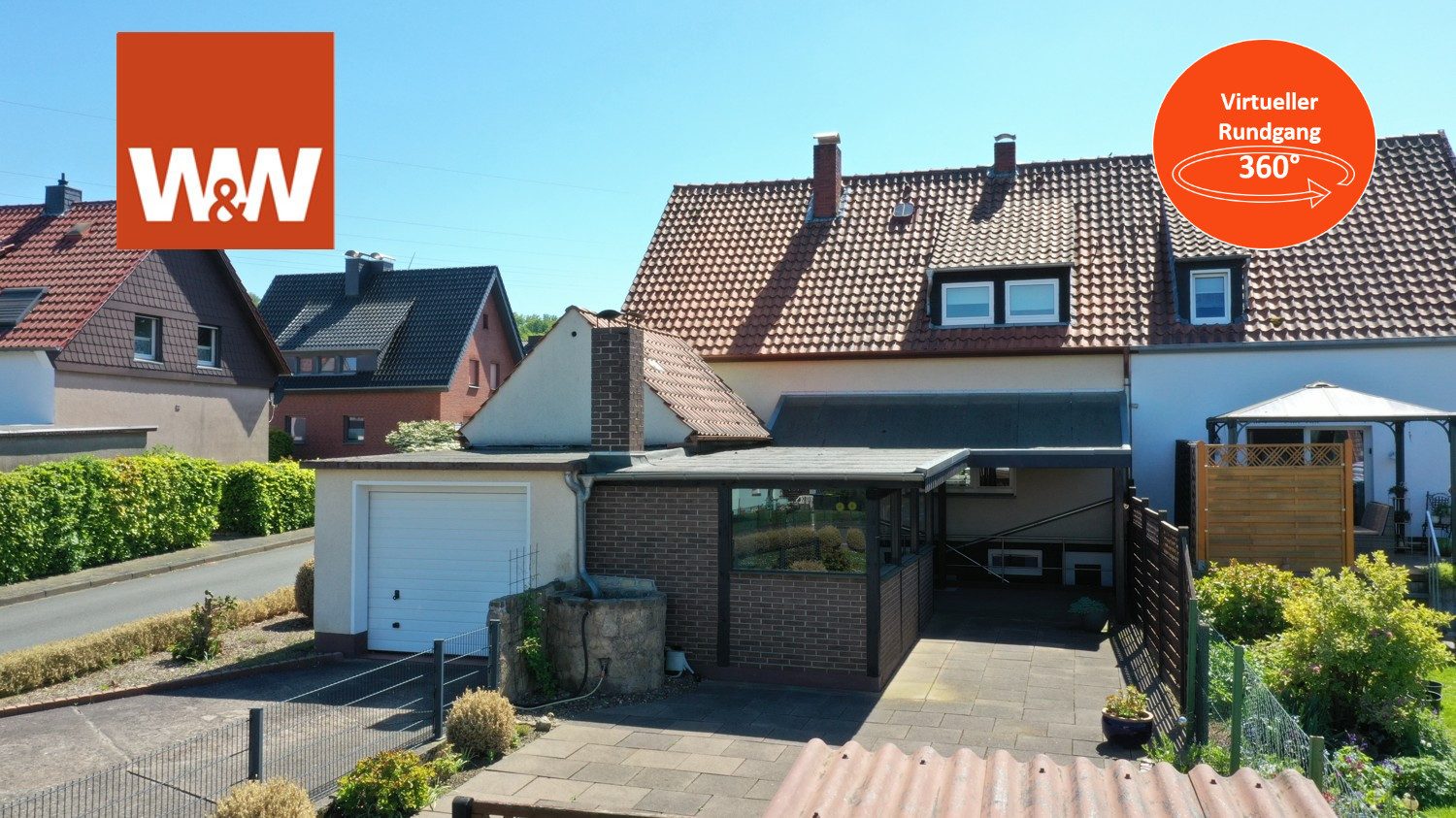 Immobilienangebot - Lemgo - Alle - Gepflegte Doppelhaushälfte in ruhiger Wohnlage von Lemgo Brake