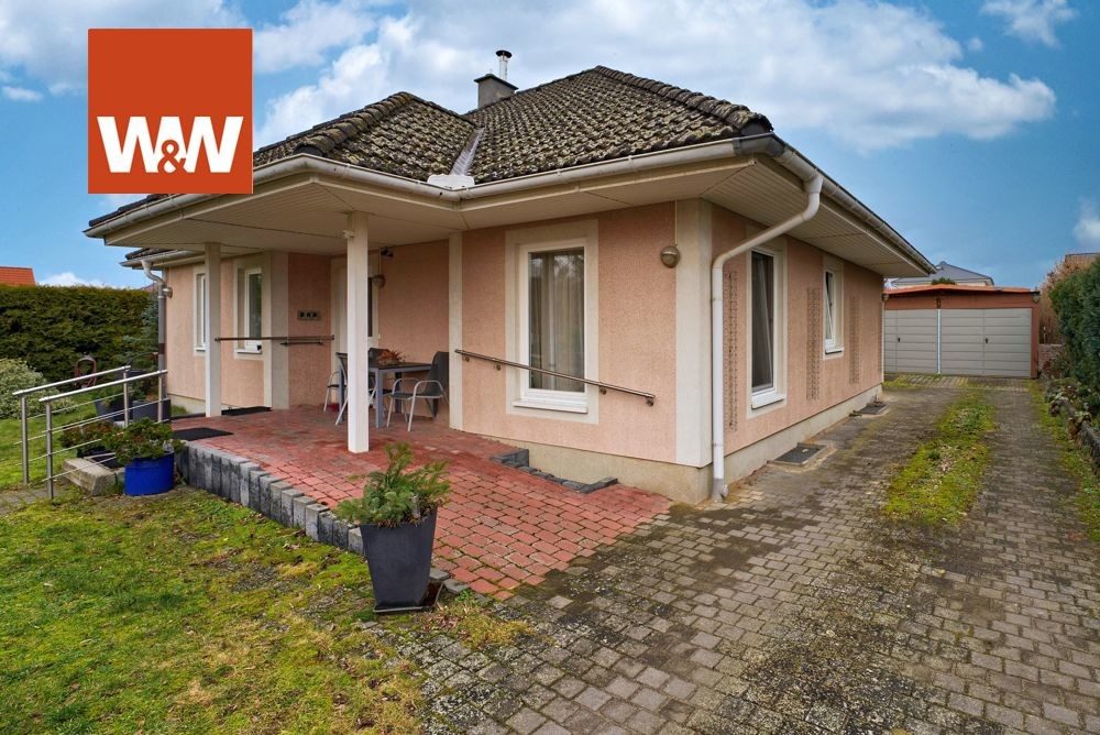 Immobilienangebot - Müncheberg - Alle - Müncheberg - Barrierefreier Bungalow voll unterkellert 
200 m² - 4 Zimmer i.d.Wfl. 3 Zimmer i.d.Nfl.
