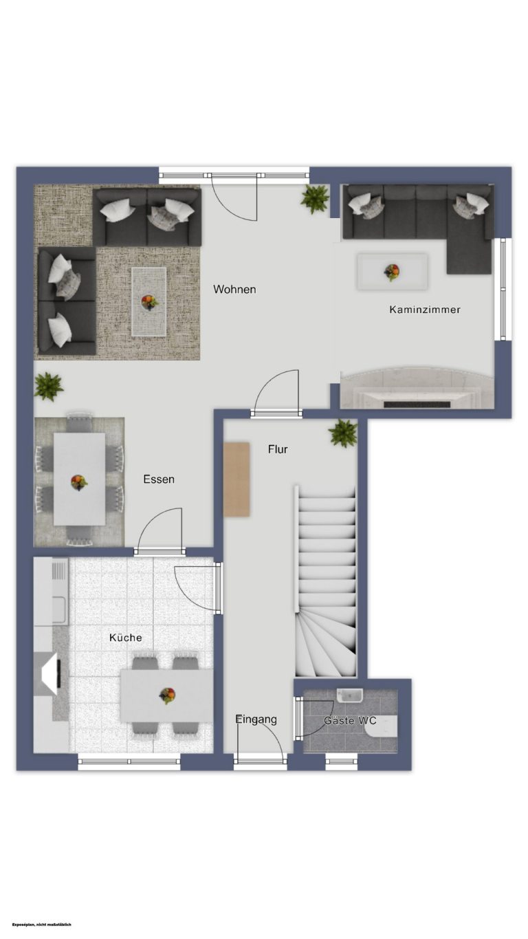 Immobilienangebot - Gangelt - Alle - 3D: Familienglück in ruhiger Lage - Sehr gepflegtes Einfamilienhaus mit Kamin, Balkon und viel Platz